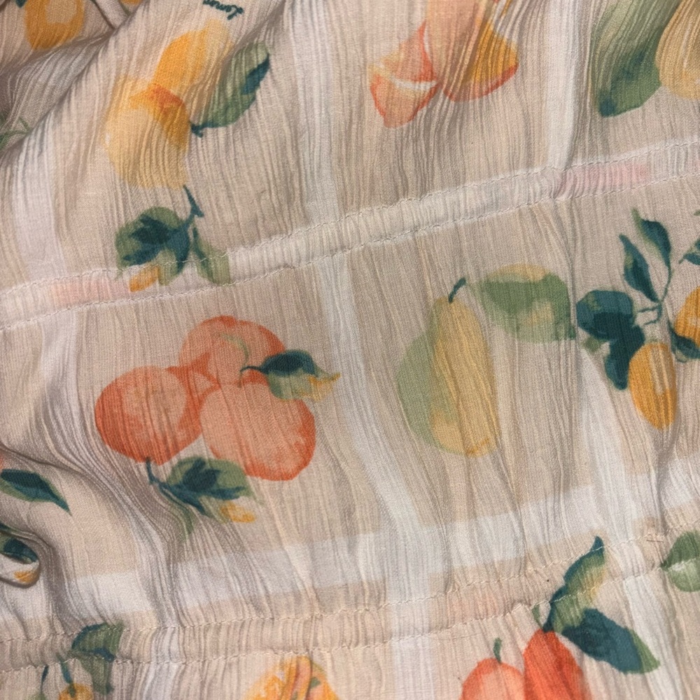 Abercrombie & Fitch Floral Mini Dress - fruit print - Picture 6 of 6
